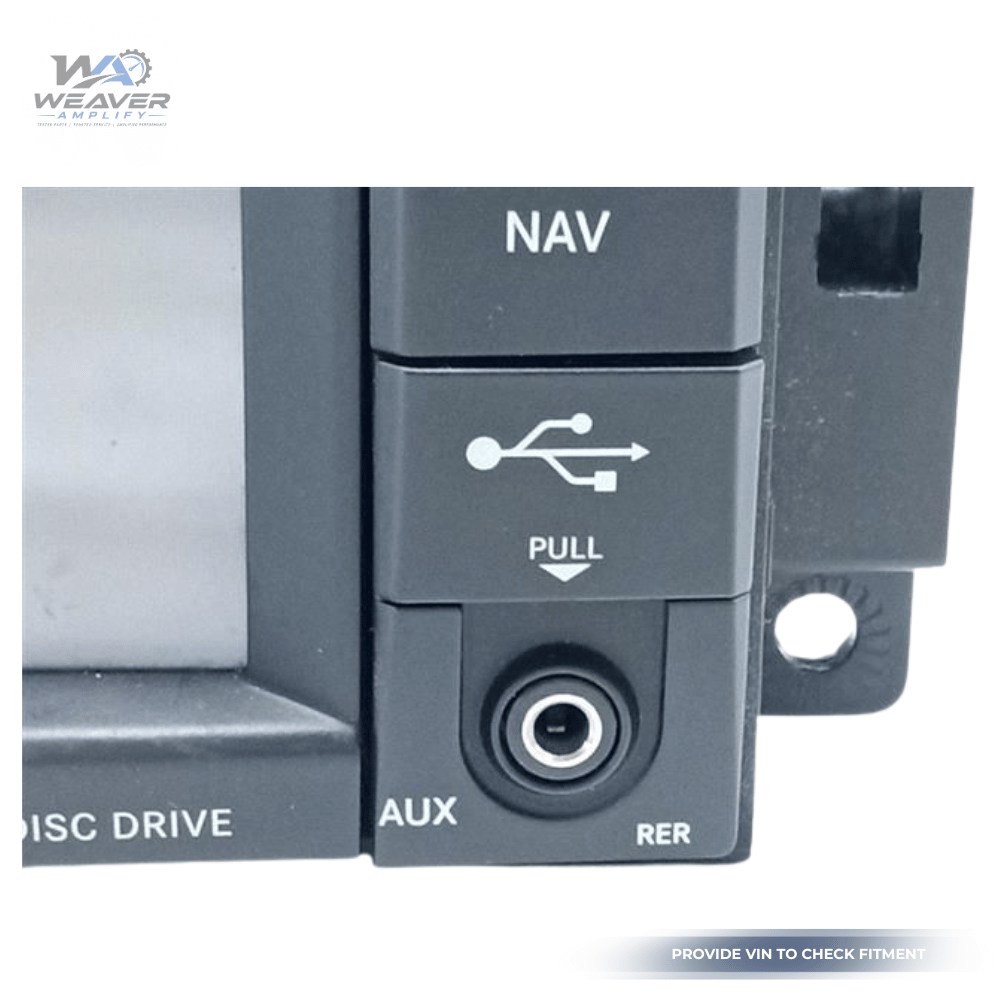 2008–2010 Jeep Grand Cherokee Radio AM/FM DVD Player Receiver Navigation ID RER — view 2