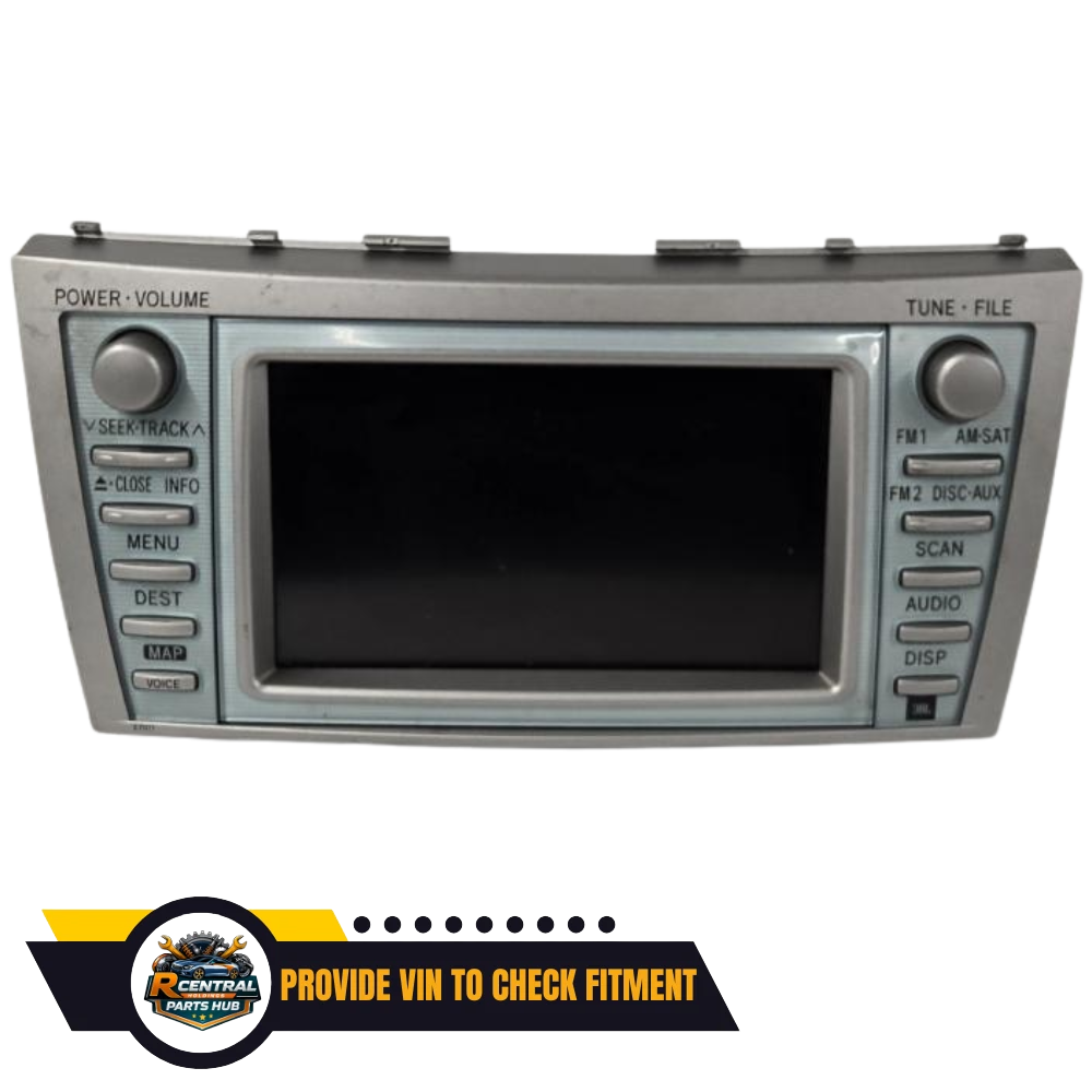 2007–2009 Toyota Camry Hybrid AM FM Navigation SAT MP3/CD/DVD Player Radio OEM — view 1