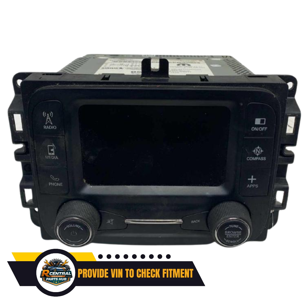 2015–2017 Jeep Renegade AM FM Radio Receiver With Display Screen OEM — view 1
