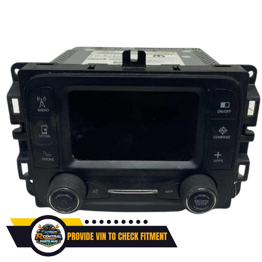 2015–2017 Jeep Renegade AM FM Radio Receiver With Display Screen OEM — view 1