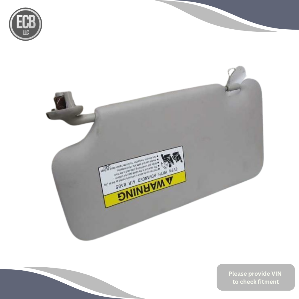 2015–2020 Honda Fit Passenger RH Sun Visor OEM — view 2