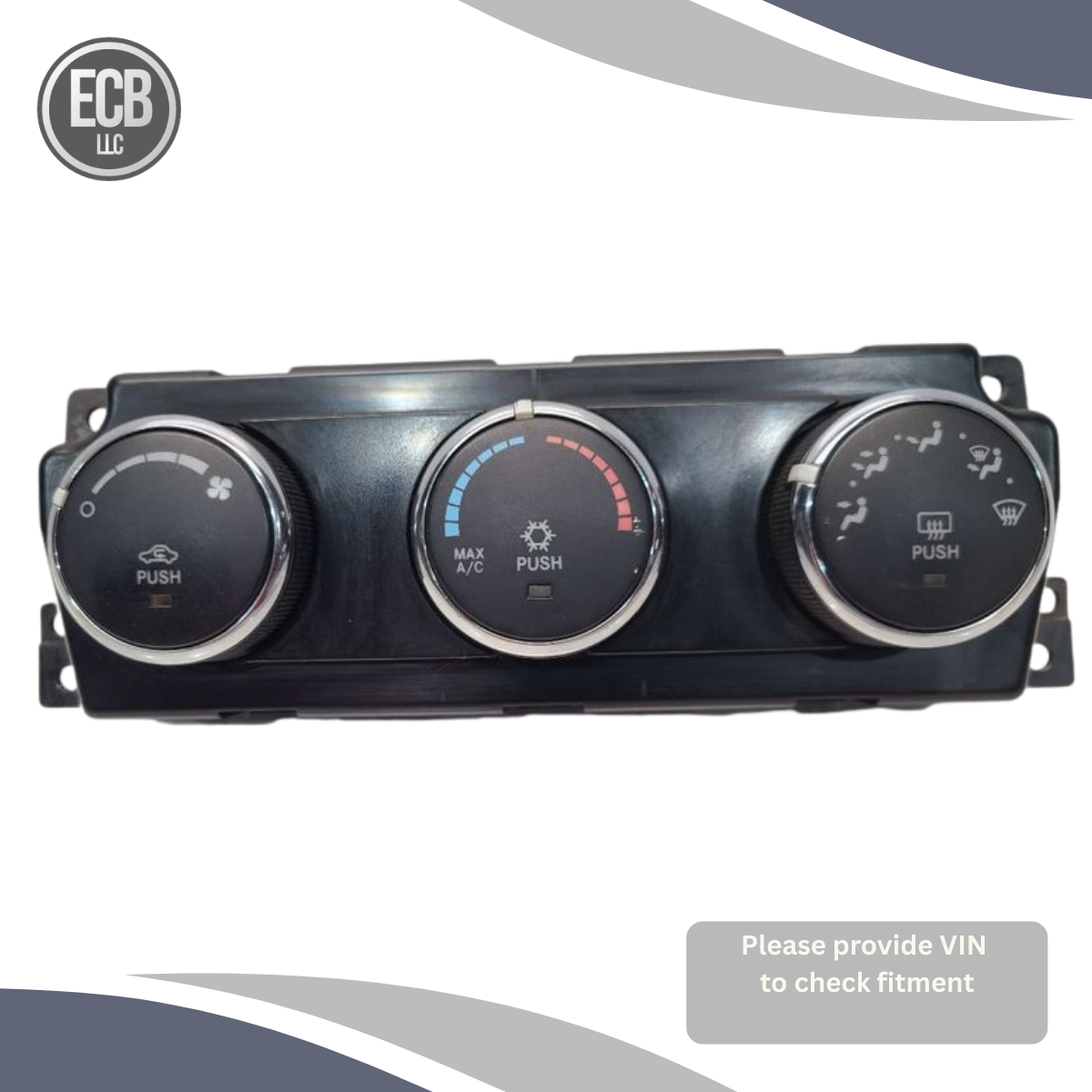 2009–2010 Dodge Ram 1500 Climate AC Heater Temperature Control OEM — view 1