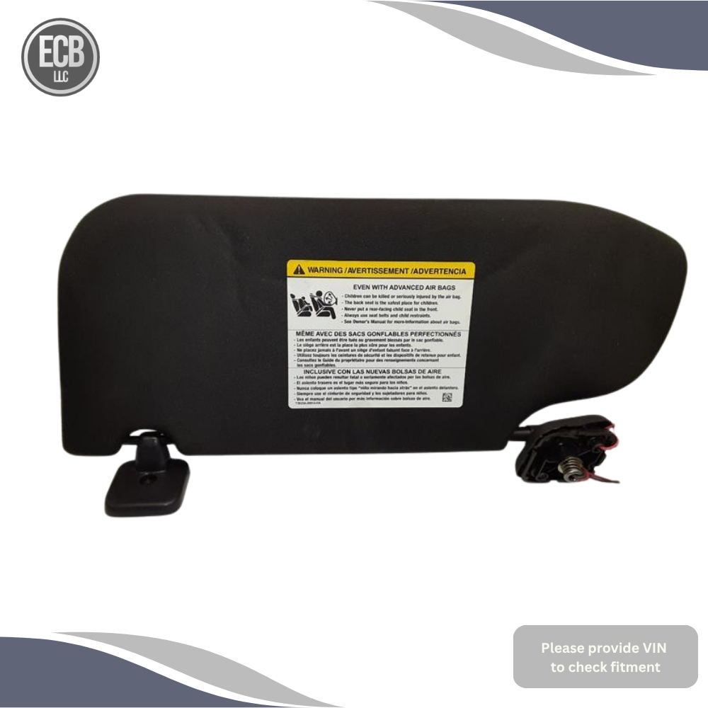 2013–2019 Ford Taurus RH Passenger Sunvisor Sun Visor with Mirror & Light OEM — view 3