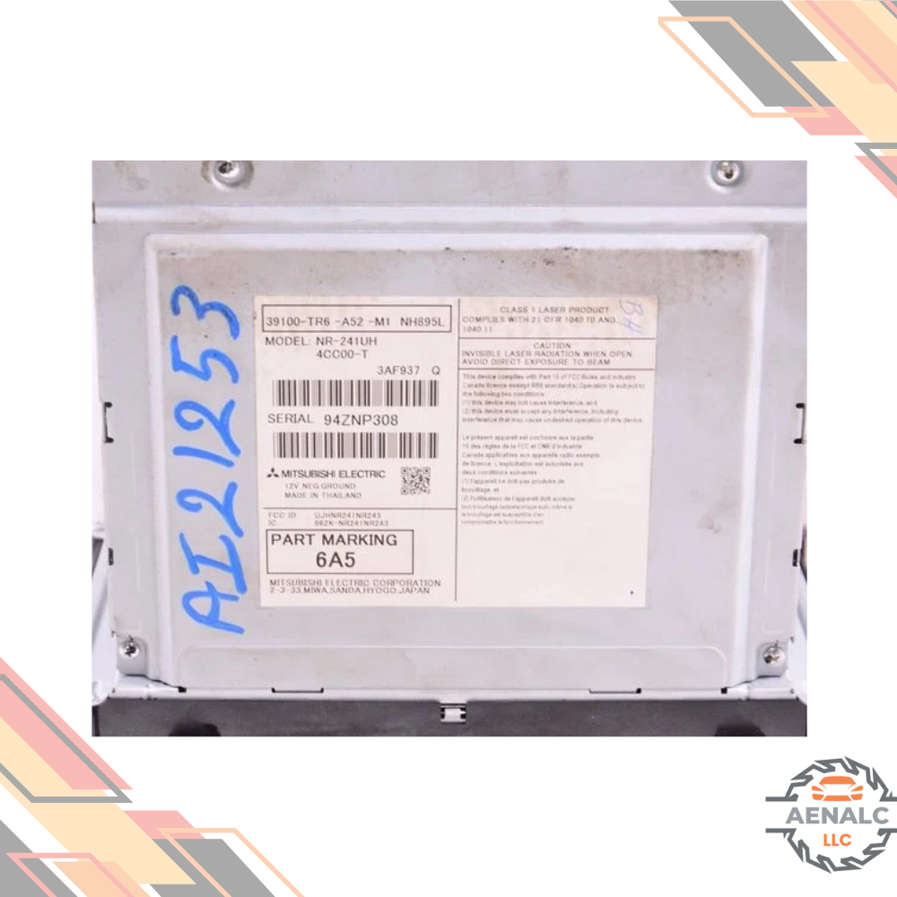 2014–2015 Honda Civic Sedan EX EX-L LX Radio CD Player Display Screen OEM — view 3