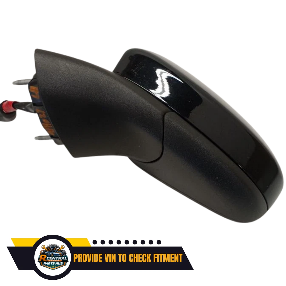 2019–2020 Ford Fusion Left Driver Side View Door Mirror with Blind Spot Black OEM — view 2