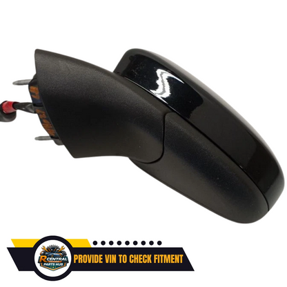 2019–2020 Ford Fusion Left Driver Side View Door Mirror with Blind Spot Black OEM — view 2