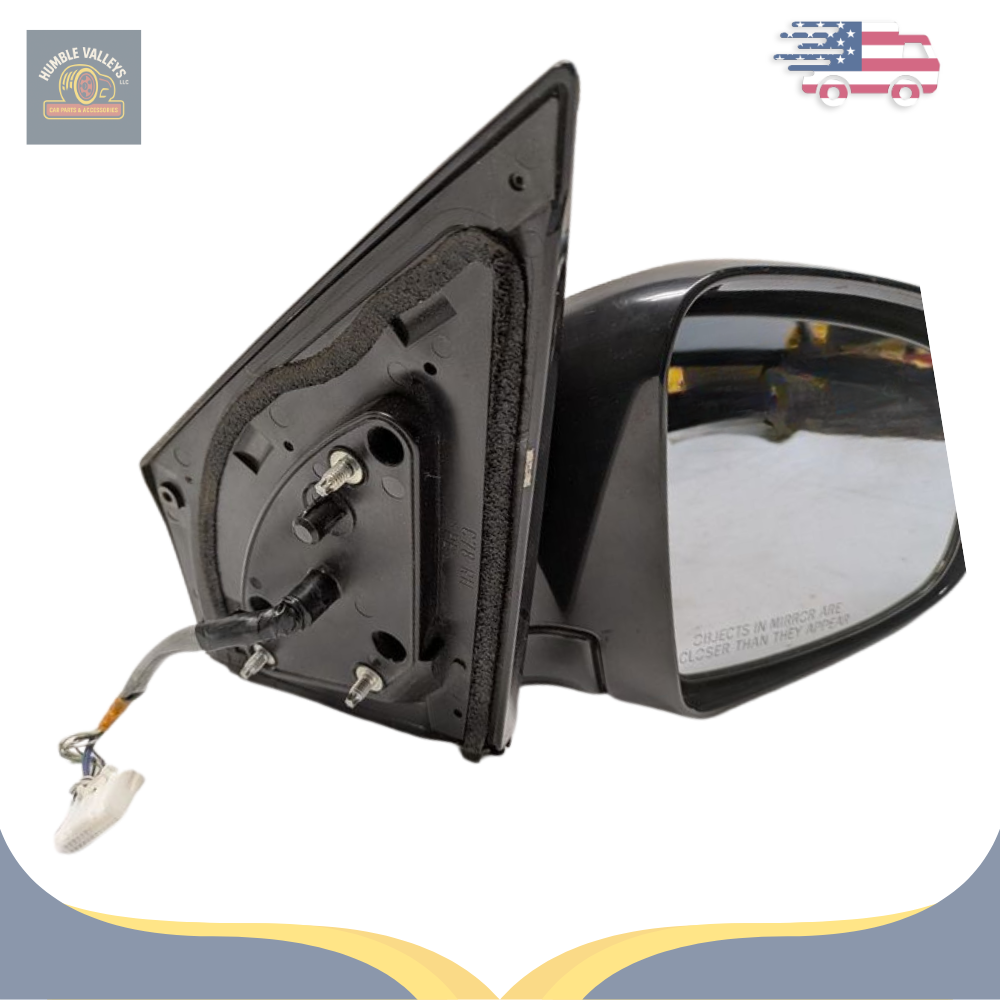 2009–2014 Nissan Murano Right Passenger RH Side View Mirror Door Power Black OEM — view 3