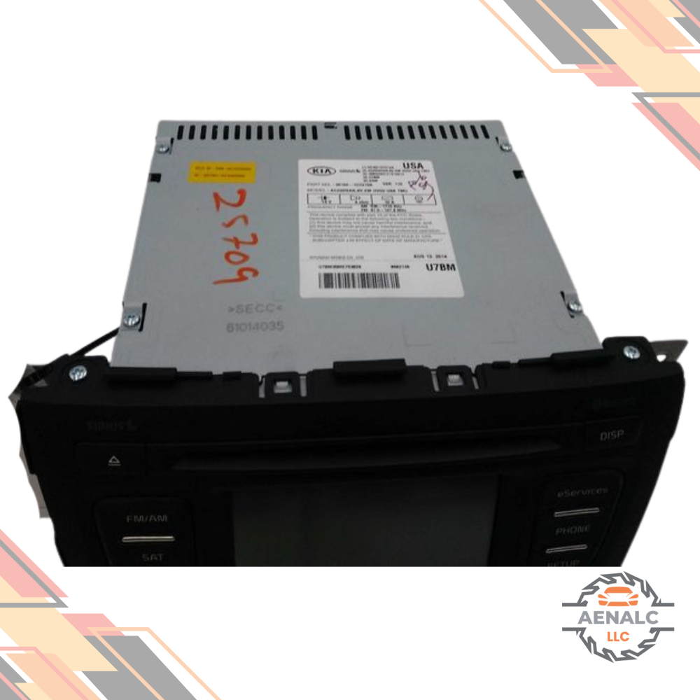2014–2015 KIA Sorento Radio AM FM CD Player Receiver with Telematics UVO OEM — view 2