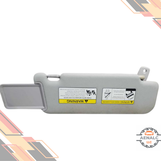 2011–2016 Kia Sportage LH Drive Sunvisor Sun Visor with Mirror & Extender OEM — view 1