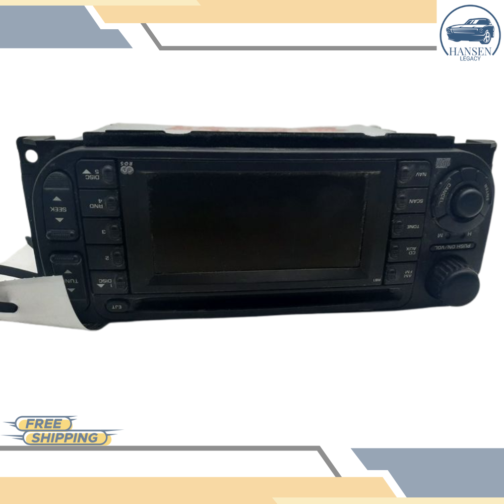 2003–2007 DODGE CHRYSLER JEEP RADIO RECEIVER WITH NAVIGATION OPTION RB1 OEM — view 1