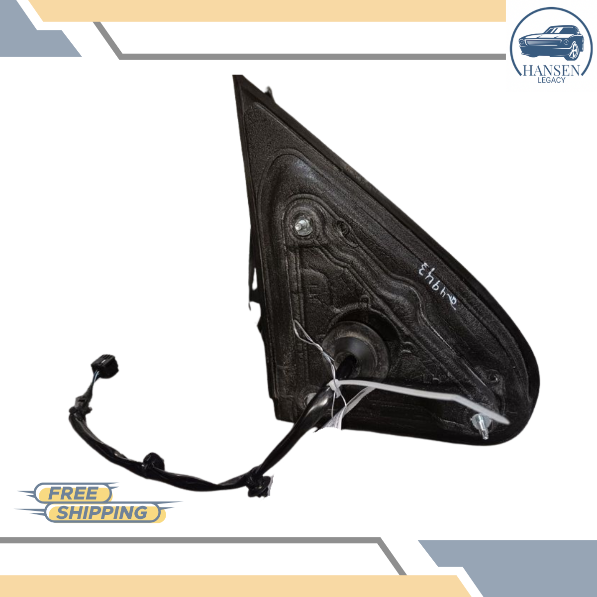 2014–2019 Chevrolet Silverado 1500 Driver Left Door Mirror White without Turn Signals LH — view 3