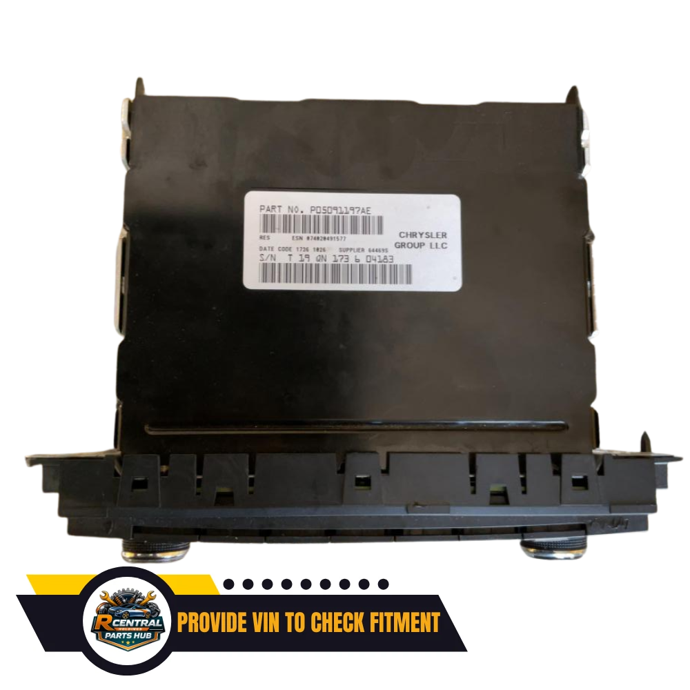 2012–2017 Jeep Patriot MP3 CD with Satellite Radio Receiver Face ID RES OEM — view 2