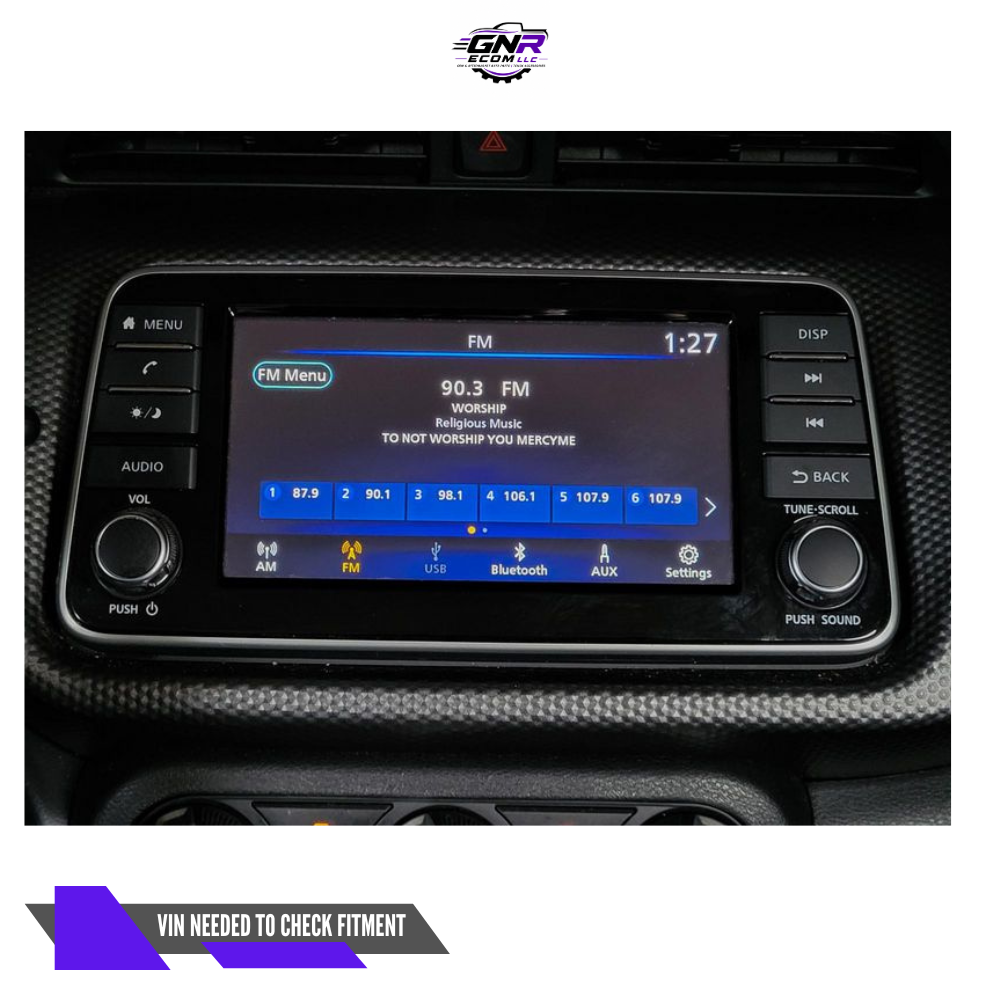 2020–2021 Nissan Versa Audio Radio Receiver Display Screen without Navigation 20 21 — view 1