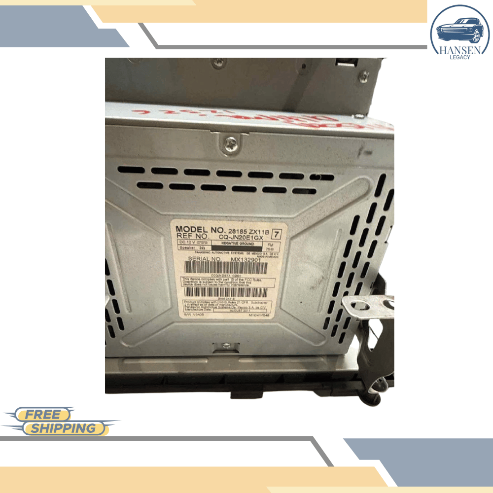 2010–2012 Nissan Altima Am Fm Cd Player Radio Receiver without navigation system OEM — view 4