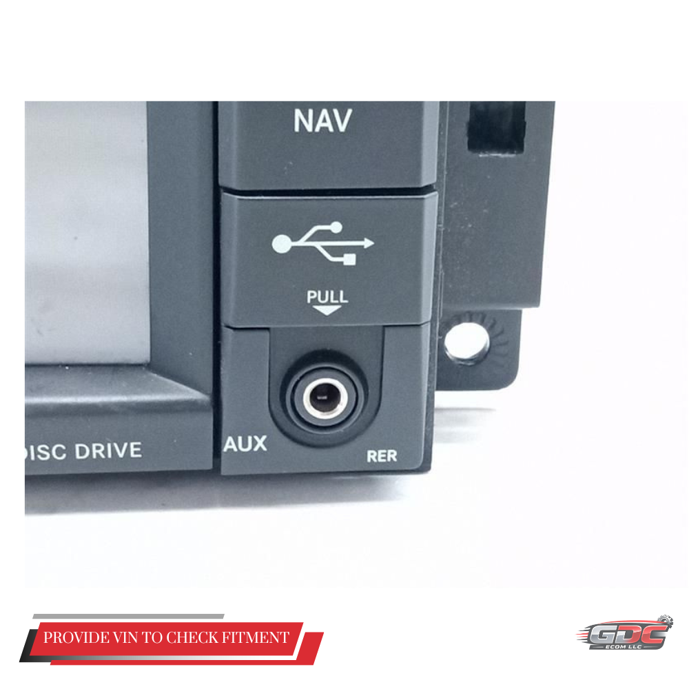 2008–2010 Jeep Grand Cherokee Radio AM FM DVD Player Receiver Navigation OEM — view 2