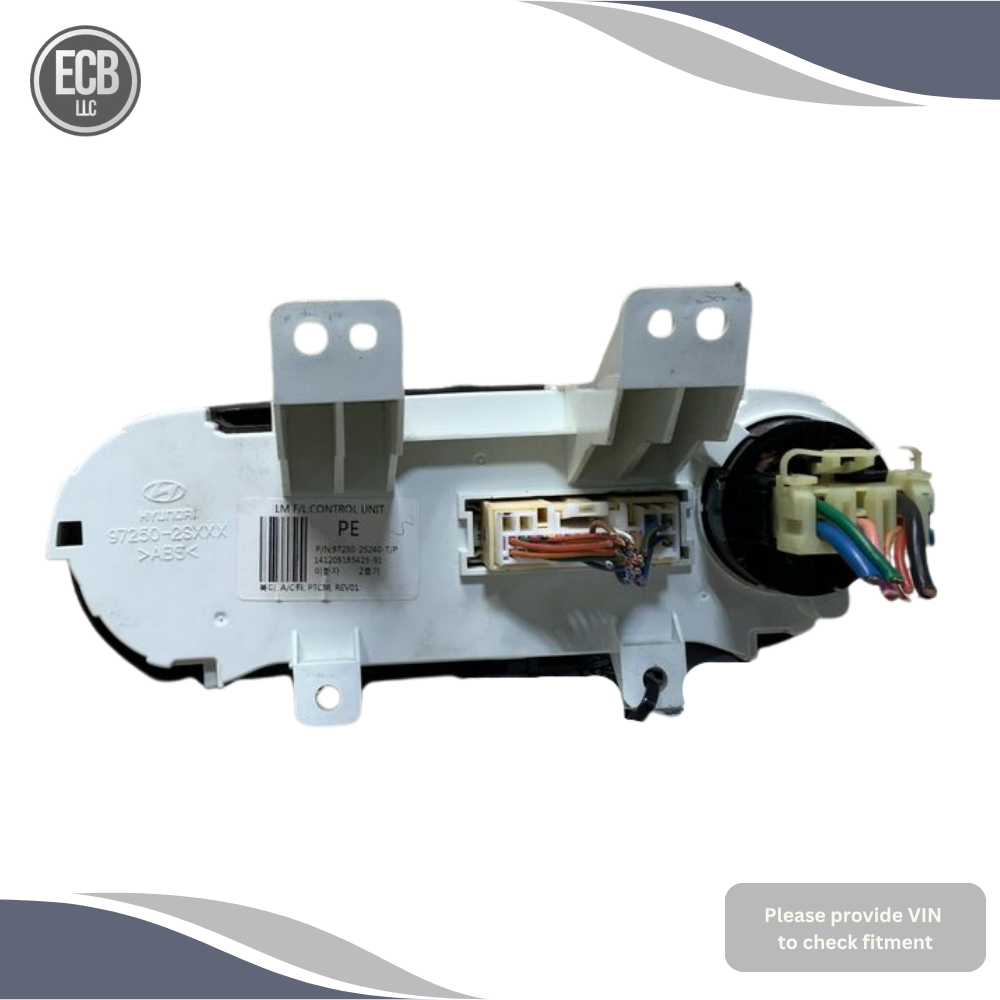 2014–2015 Hyundai Tucson Heater Climate Temperature Control Unit OEM — view 2