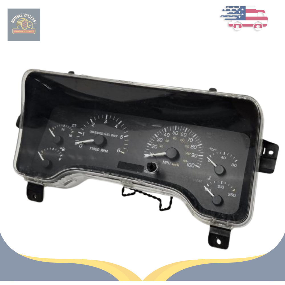 1997–2001 Jeep Cherokee XJ Speedometer Instrument Cluster Gauges Assembly 97-01 — view 2