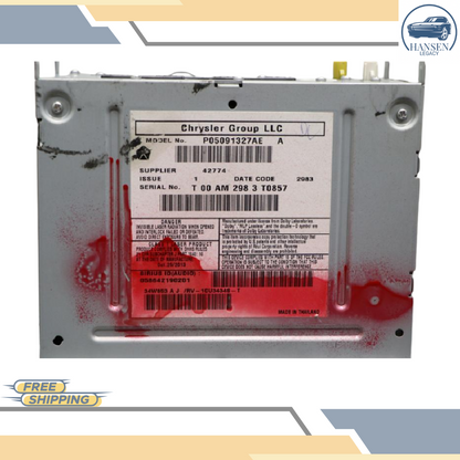 2012–2016 Chrysler Town & Country Multimedia SAT DVD Radio RBZ OEM — view 5