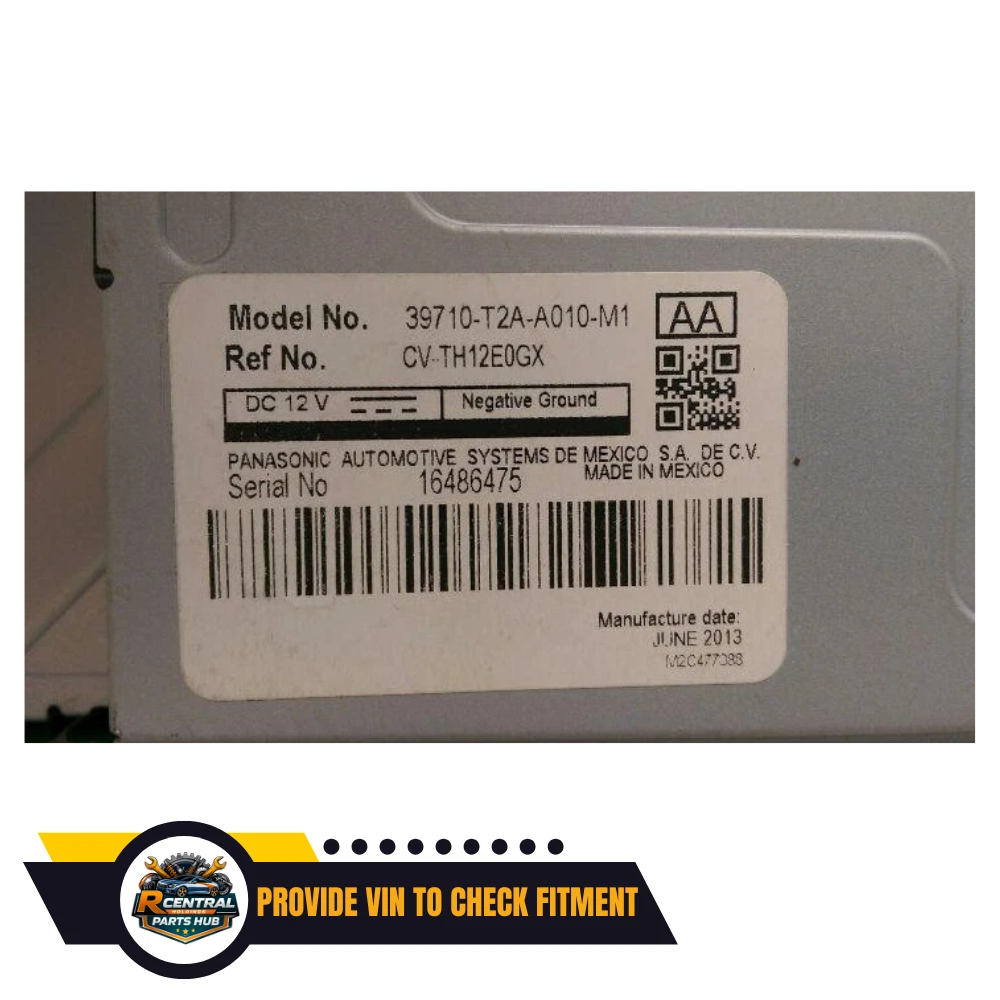 2013–2015 Honda Accord Information Display Screen Upper Dash OEM — view 3