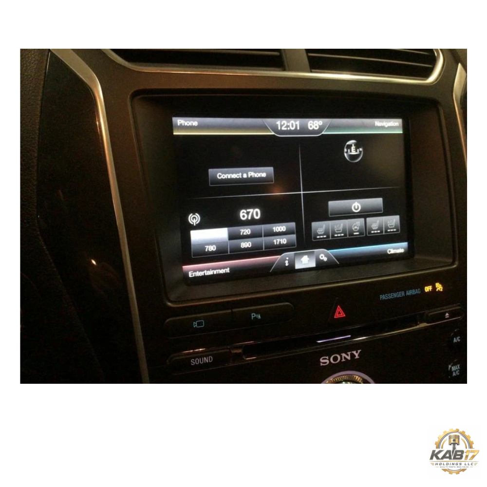 2015–2016 Ford Explorer Info GPS Radio Information 8" Front Display Screen OEM — view 3