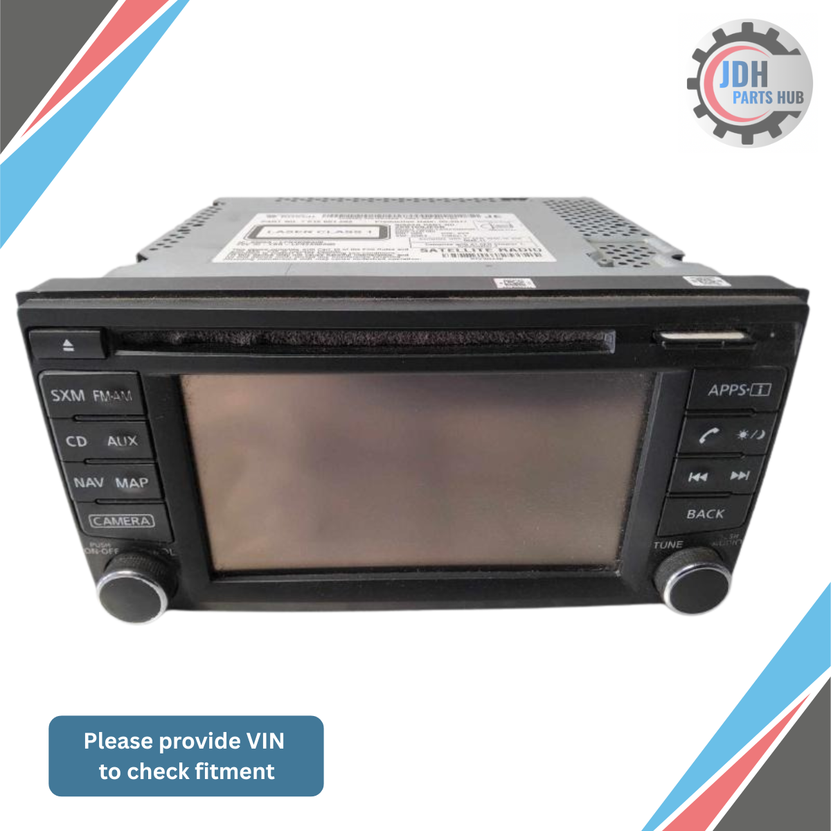 2015 Nissan Sentra Navigation Radio CD Player Display Screen OEM — view 1