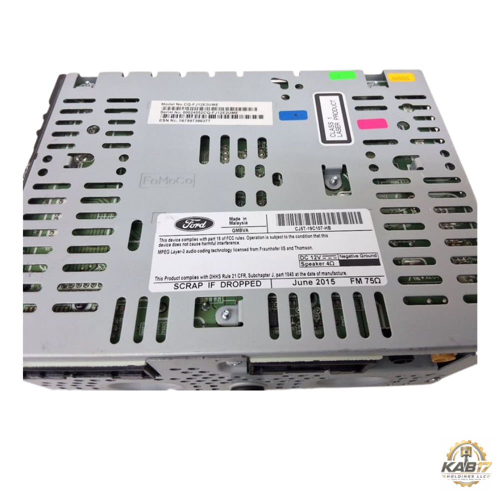 2015–2016 Ford Escape AM FM CD Radio Receiver OEM — view 3