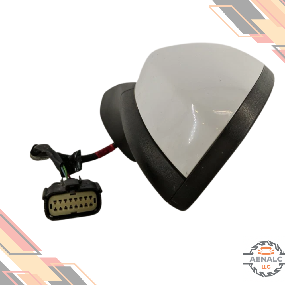 2016–2020 Ford Fusion Left Driver Side View Door Mirror White OEM — view 2