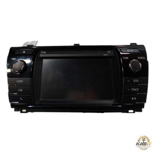 2015–2016 Toyota Corolla Radio Display Receiver AM FM CD 100571 OEM — view 1