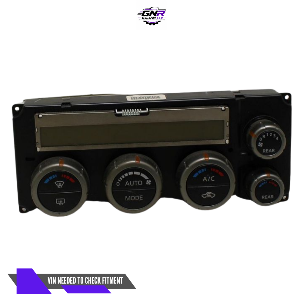 2005–2007 Nissan Pathfinder AC Heater Control OEM — view 1