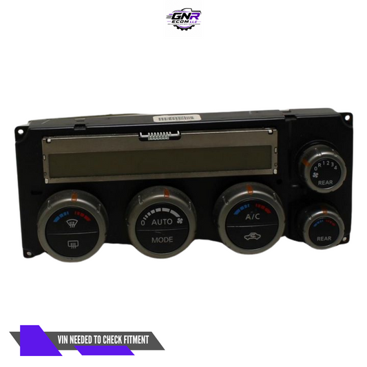 2005–2007 Nissan Pathfinder AC Heater Control OEM — view 1