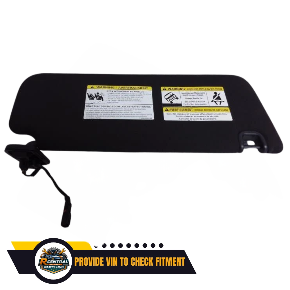 2017–2022 Land Rover Discovery RH Passenger Sunvisor with Mirror & Light OEM — view 3