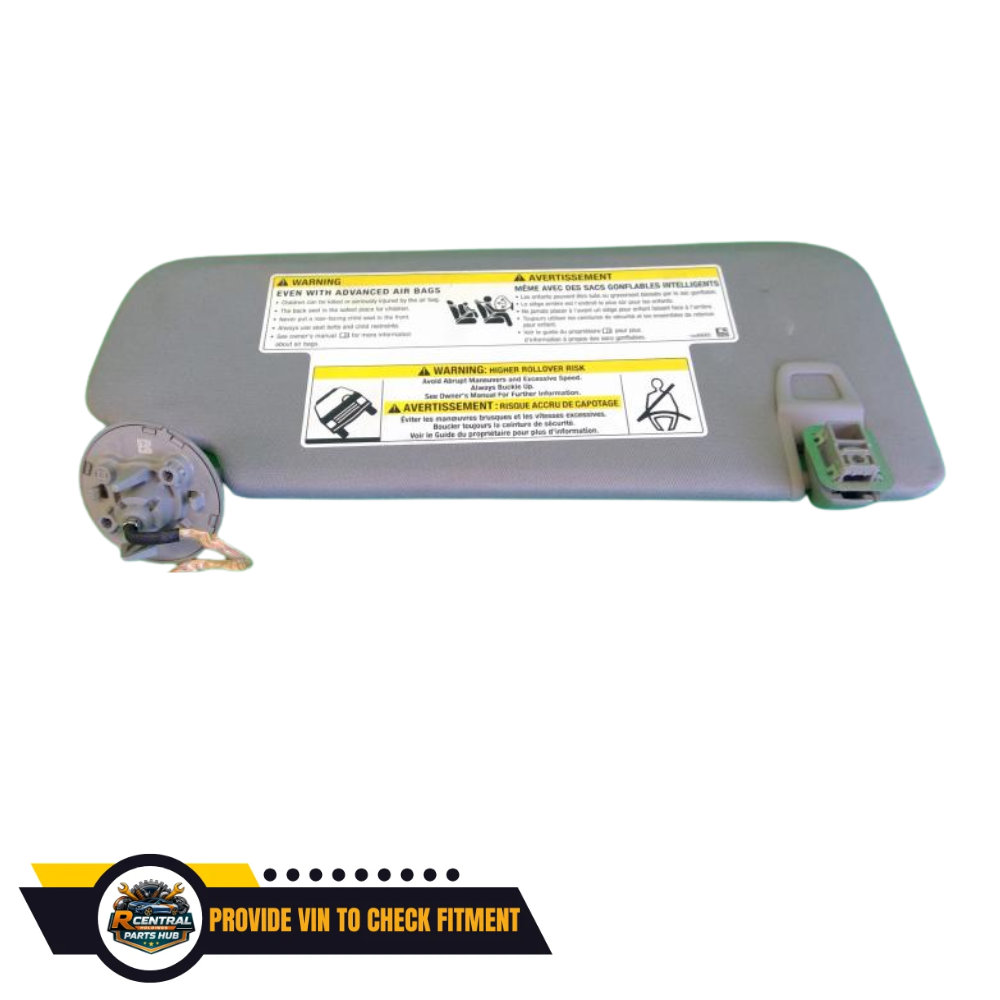 2018–2019 CHEVROLET EQUINOX LH Driver Sunvisor Sun Visor with Mirror & Light OEM — view 2