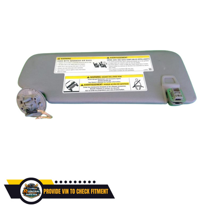 2018–2019 CHEVROLET EQUINOX LH Driver Sunvisor Sun Visor with Mirror & Light OEM — view 2