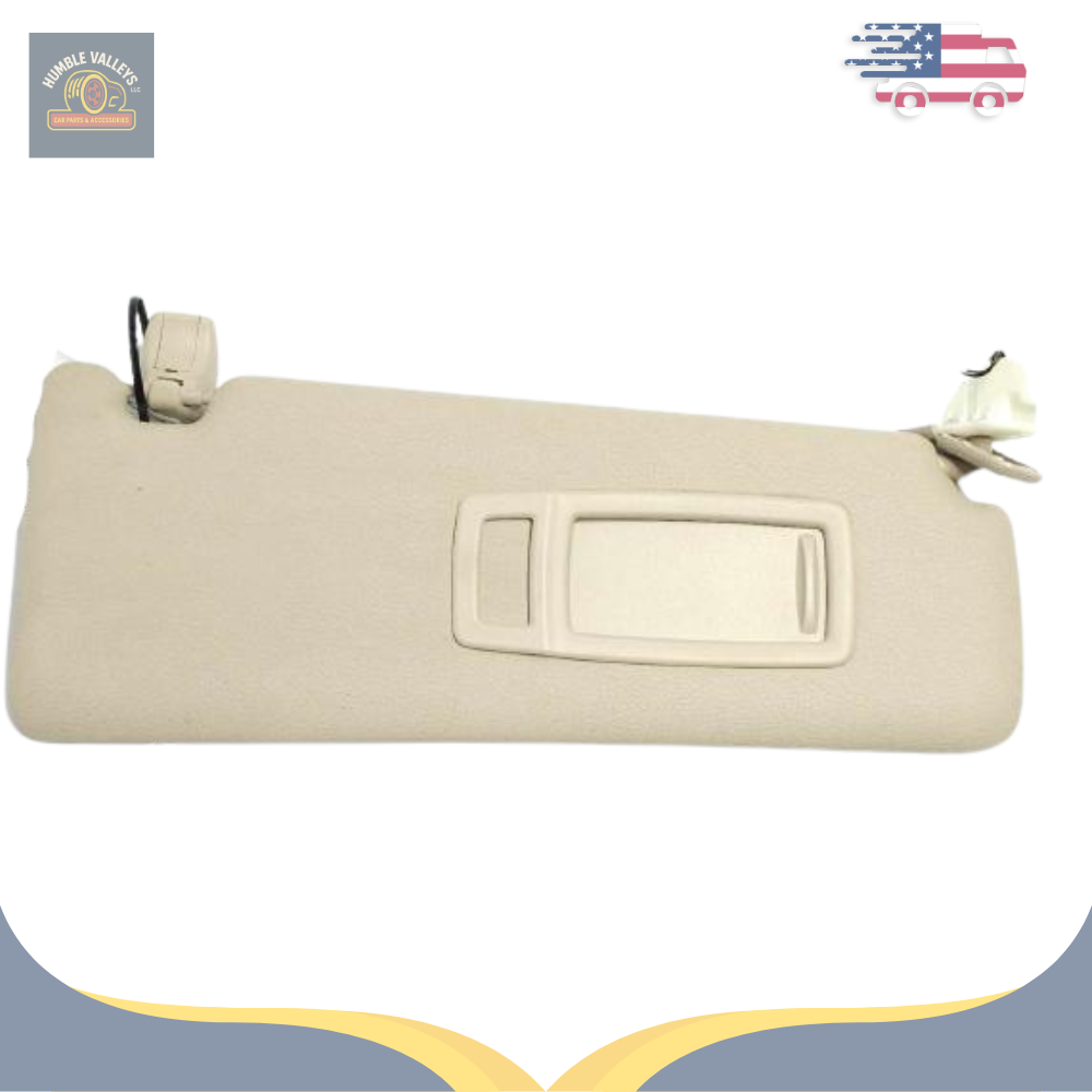 2012–2013 BMW 328i 335i RH Passenger Sunvisor Sun Visor with Mirror OEM — view 2