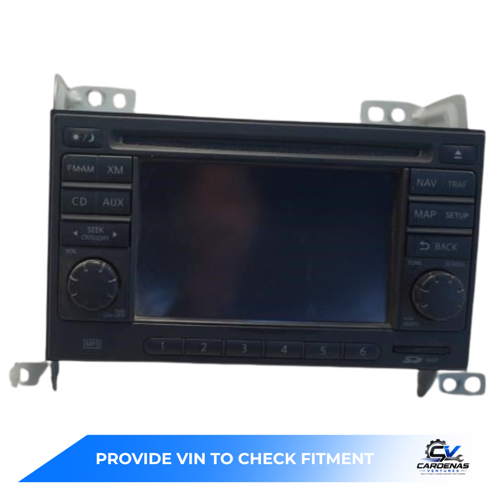 2011 Nissan Juke Radio Receiver Navigation with Display — view 1