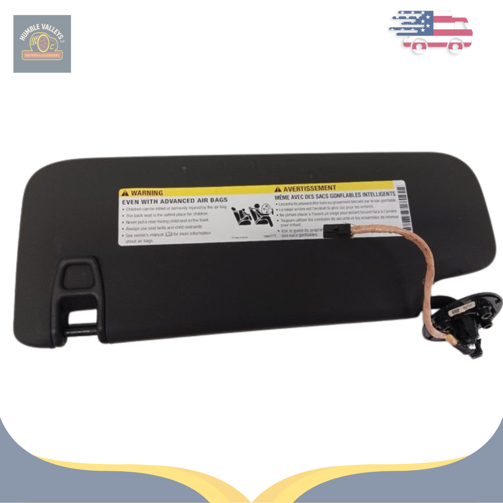 2017–2019 Chevrolet Cruze RH Passenger Sunvisor Sun Visor with Mirror & Light OEM — view 1