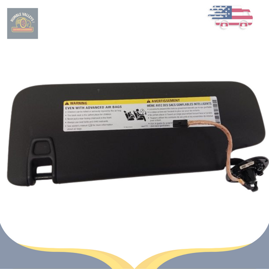 2017–2019 Chevrolet Cruze RH Passenger Sunvisor Sun Visor with Mirror & Light OEM — view 1