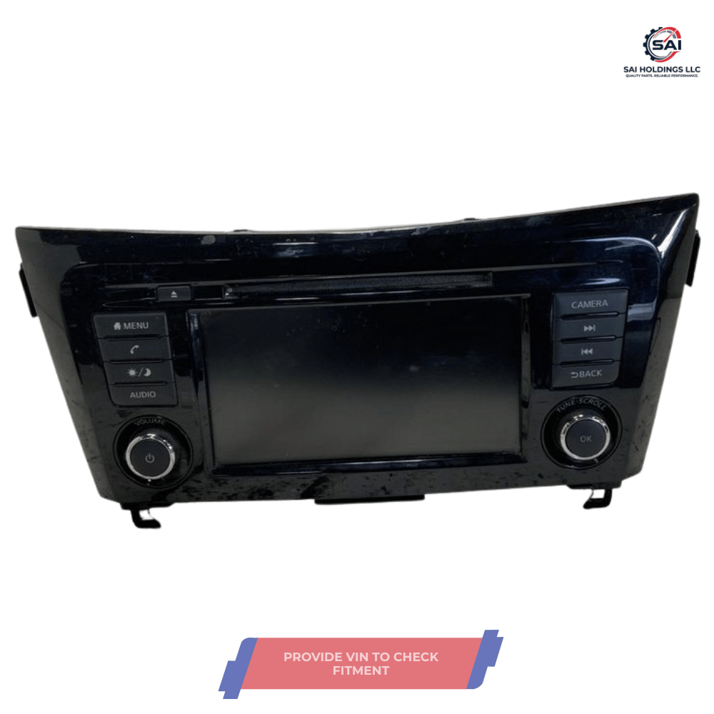 2018–2020 Nissan Rogue AM FM CD Radio Display & Receiver Single CD OEM — view 1