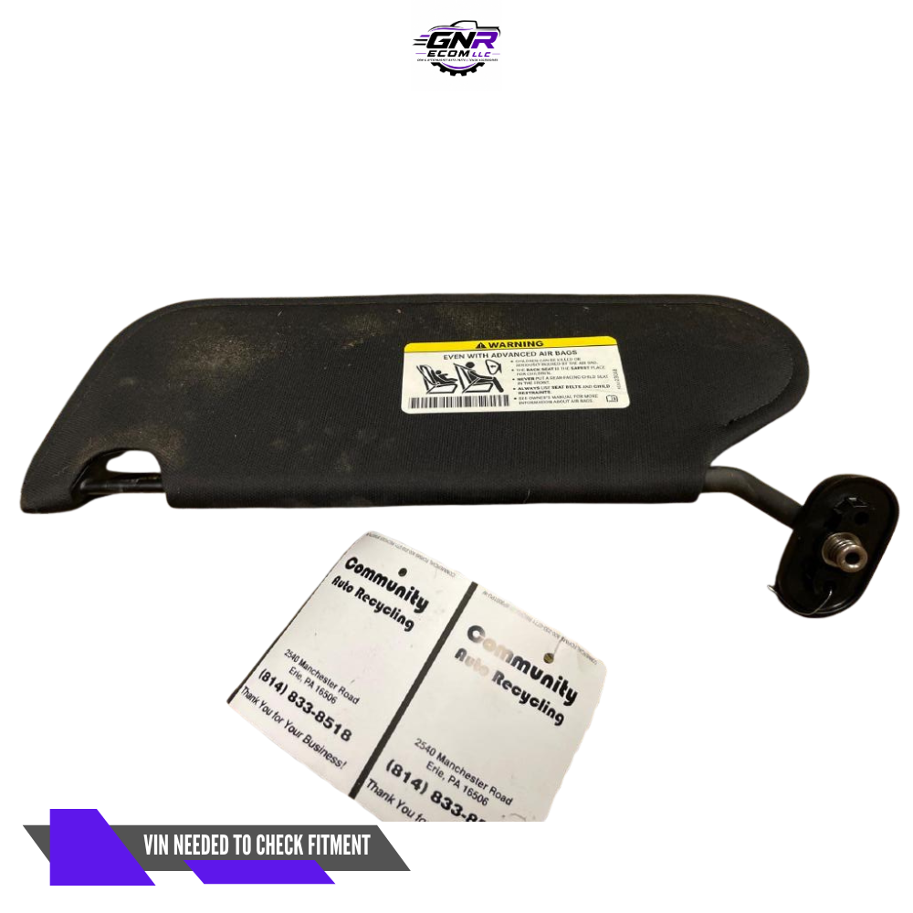 2011–2014 Chrysler 200 RH Passenger Sunvisor Sun Visor with Mirror OEM — view 4