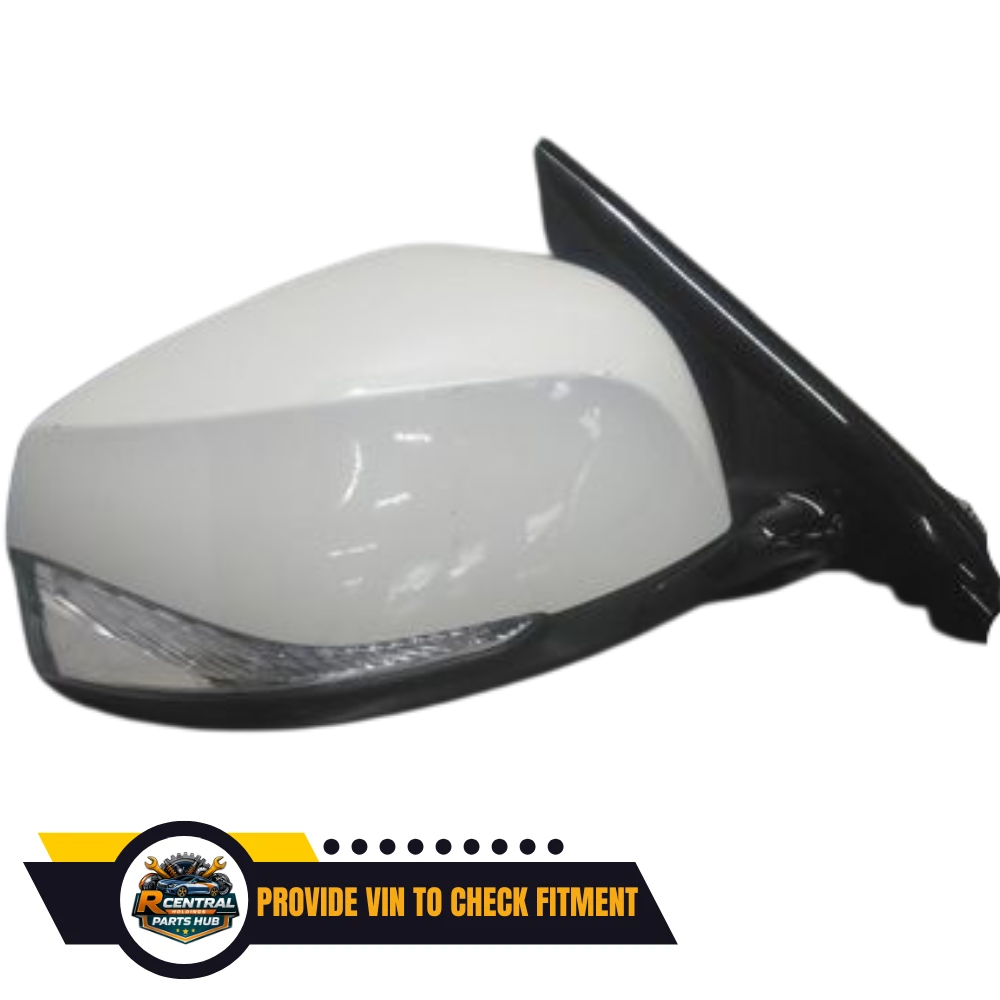 2017–2020 Infiniti QX60 Right Passenger Side Door Mirror Assembly White OEM — view 2