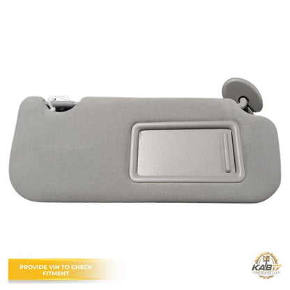 2018–2024 Toyota Camry RH Right Passenger Sun Visor with Mirror & Extender Gray OEM — view 1