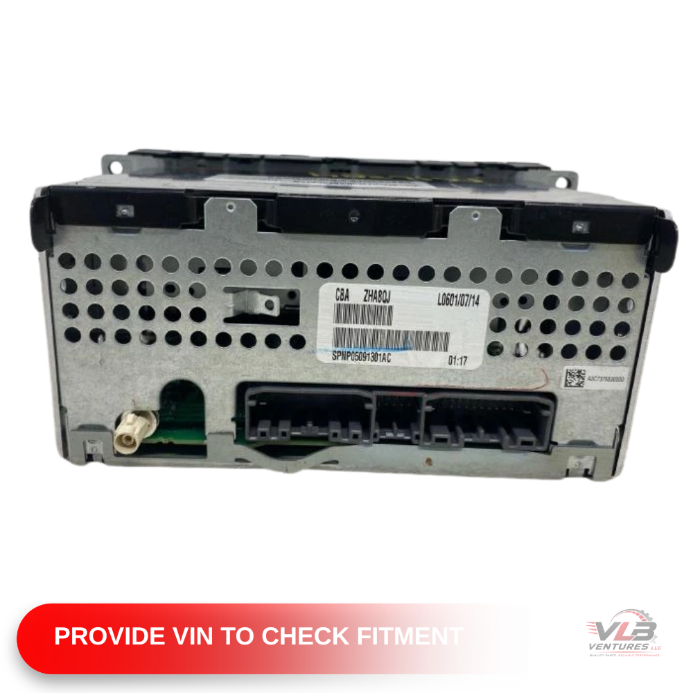 2012–2020 Dodge Caravan AM FM CD MP3 Radio Receiver RES Without Satellite OEM — view 2