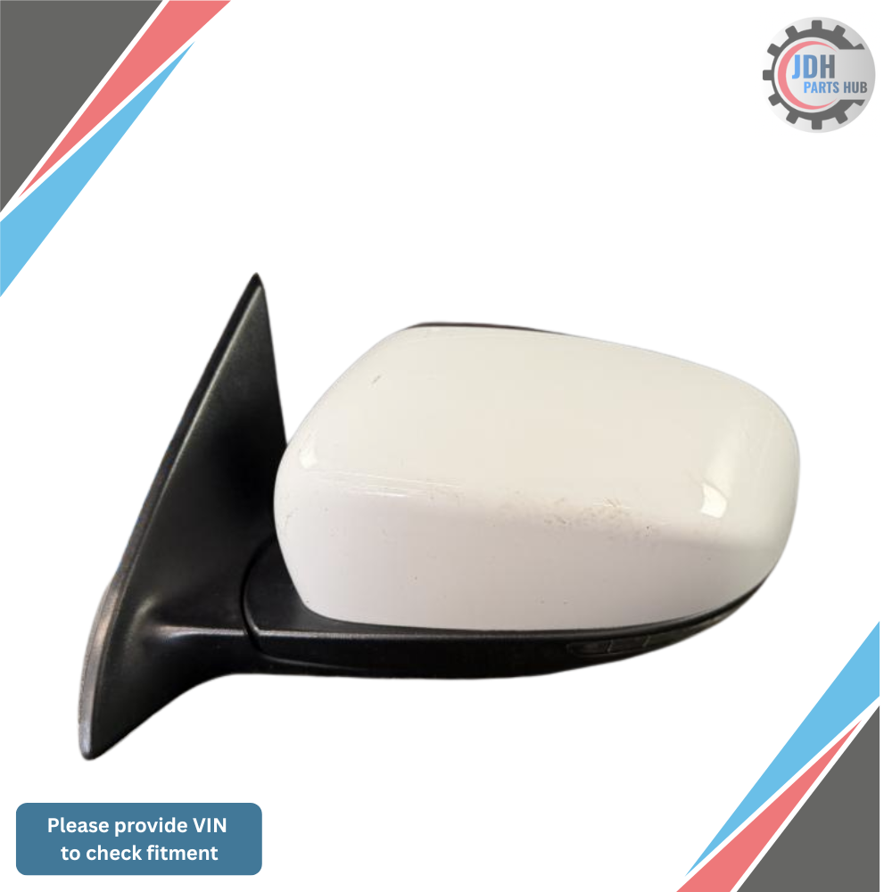 2014–2021 Jeep Cherokee Left Driver Side View Door Mirror White — view 3