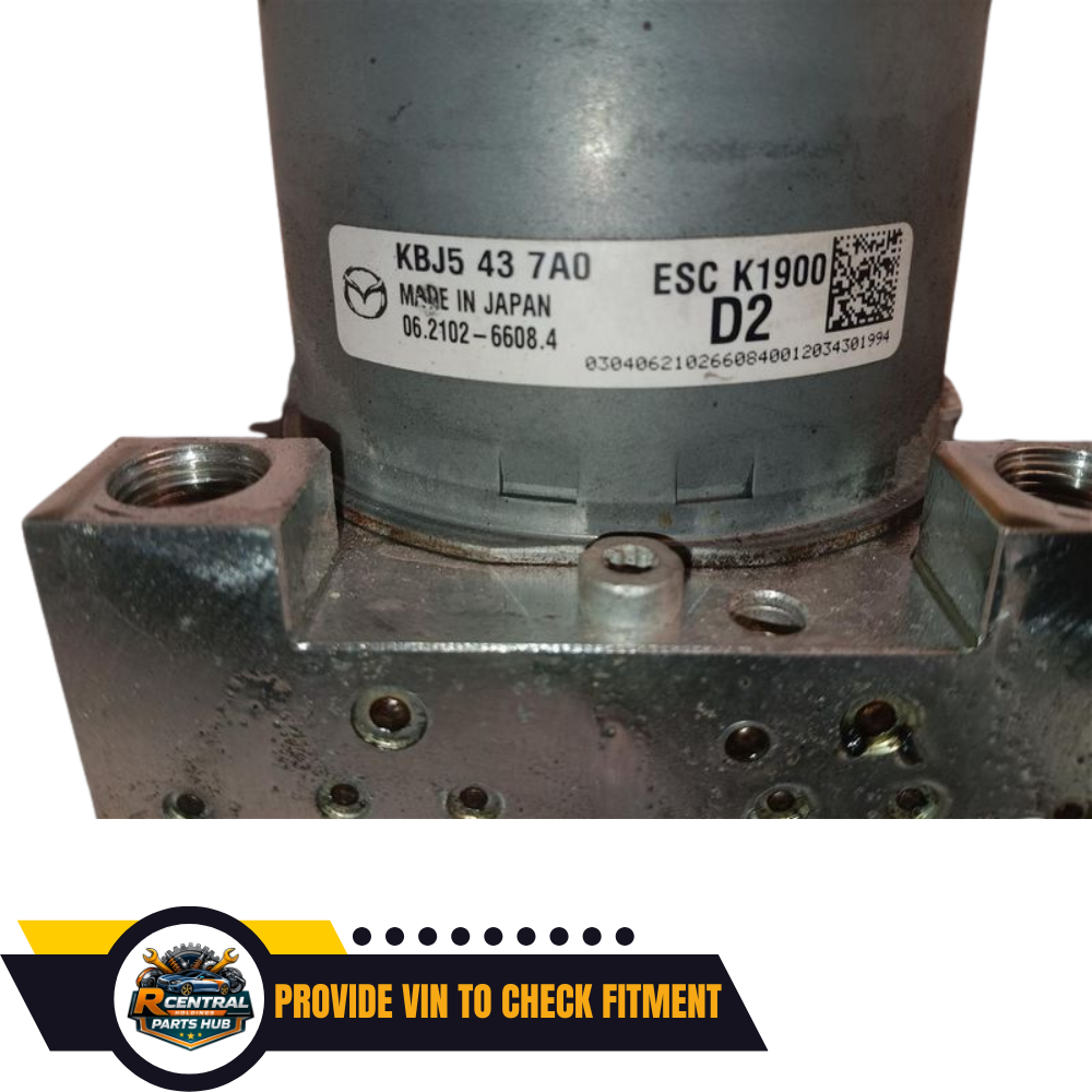 2020–2021 Mazda CX-5 Anti Lock Brake Actuator Pump ABS — view 2