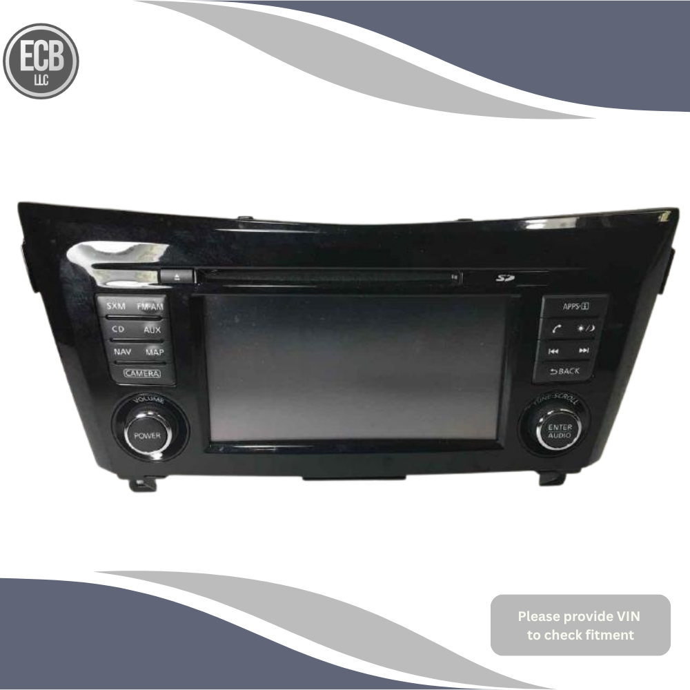 2014–2016 Nissan Rogue AM FM CD Navigation Radio Receiver OEM — view 1