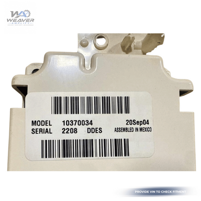 2005–2006 Chevrolet Avalanche Manual Climate Heater AC Control OEM — view 4