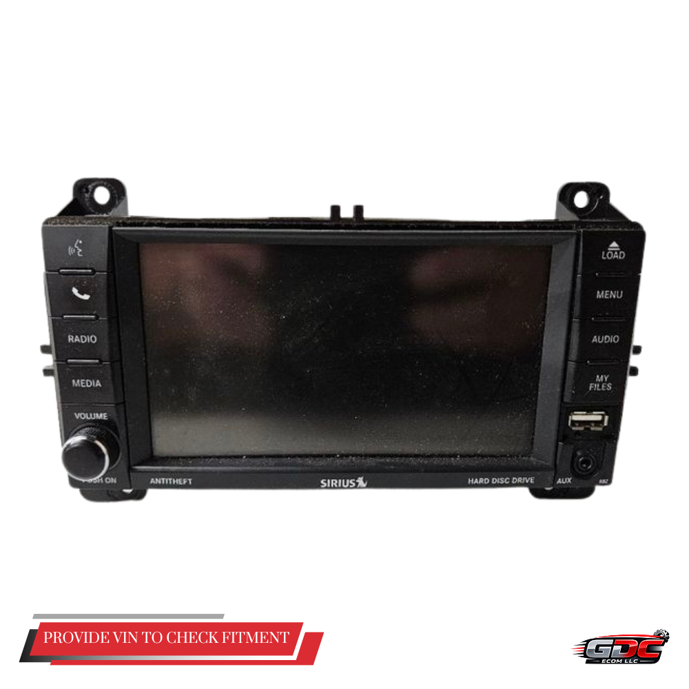 2011–2013 Dodge DURANGO Radio Display Receiver RBZ Satellite AM FM CD OEM — view 1