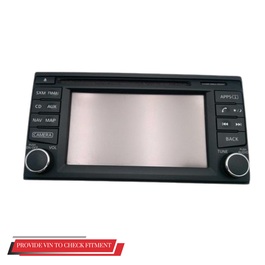 2015 Nissan Sentra CD Player Radio Receiver Navigation With Display Screen OEM — view 1