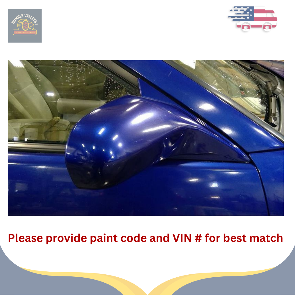 2001–2005 Honda Civic Right Passenger Side View Door Mirror Power Blue OEM RH — view 1