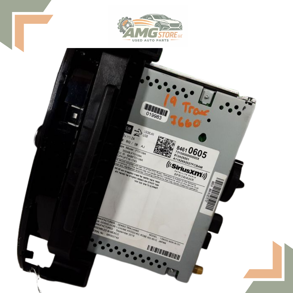 2018–2020 Chevrolet Sonic AM FM Radio Receiver Display Screen OEM — view 2